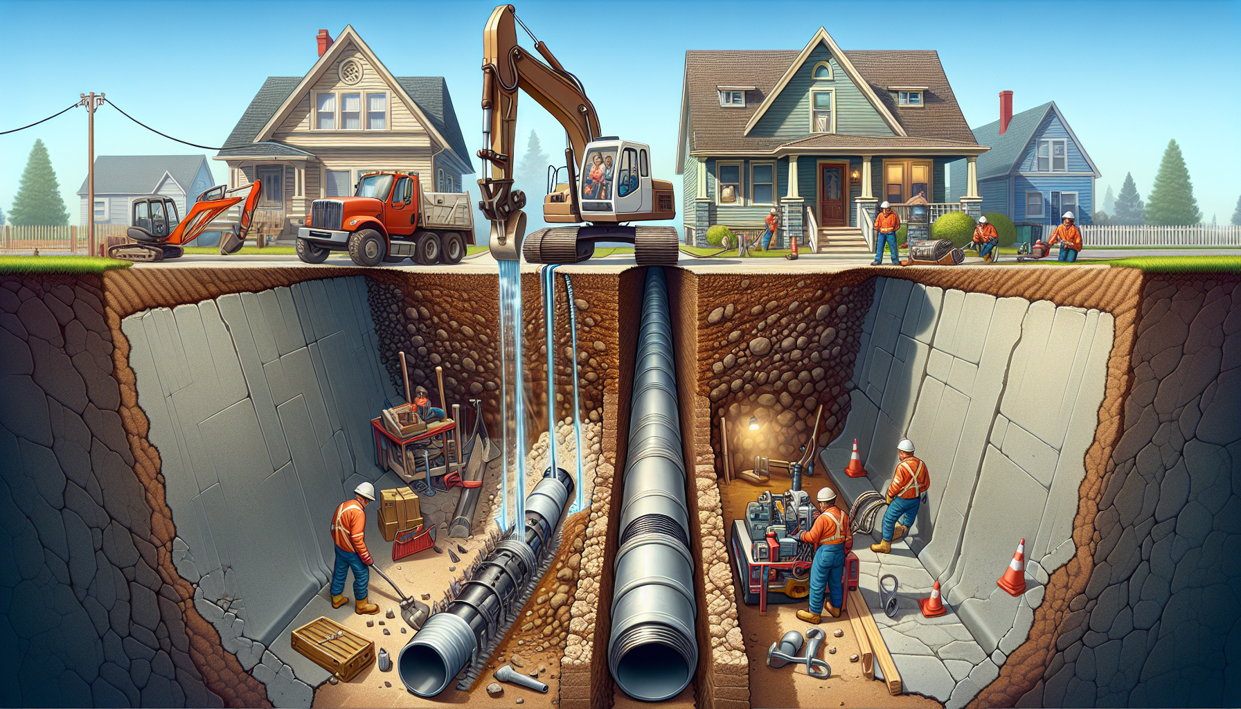 trenchless sewer pipe replacement