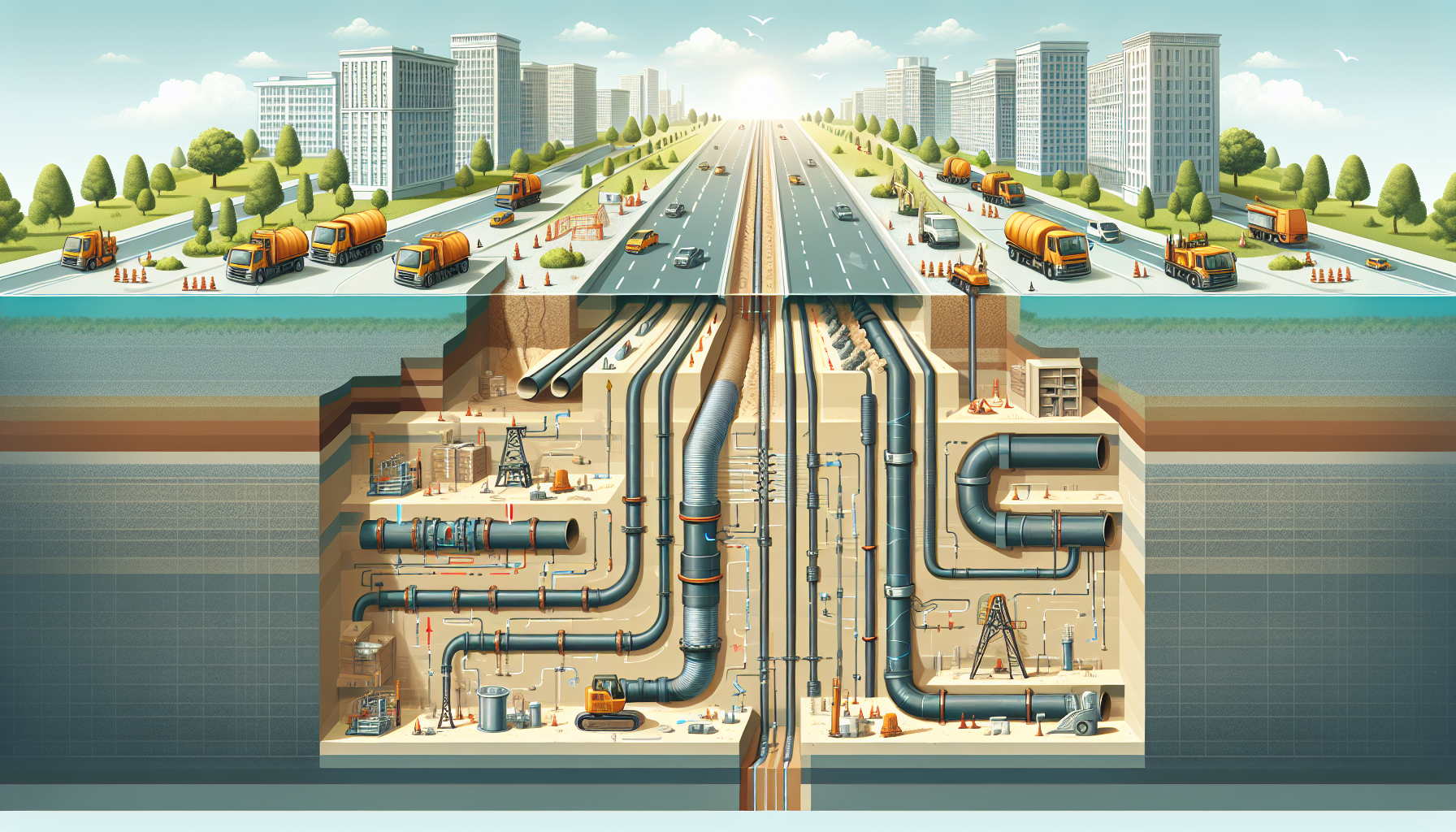 trenchless pipelining methods