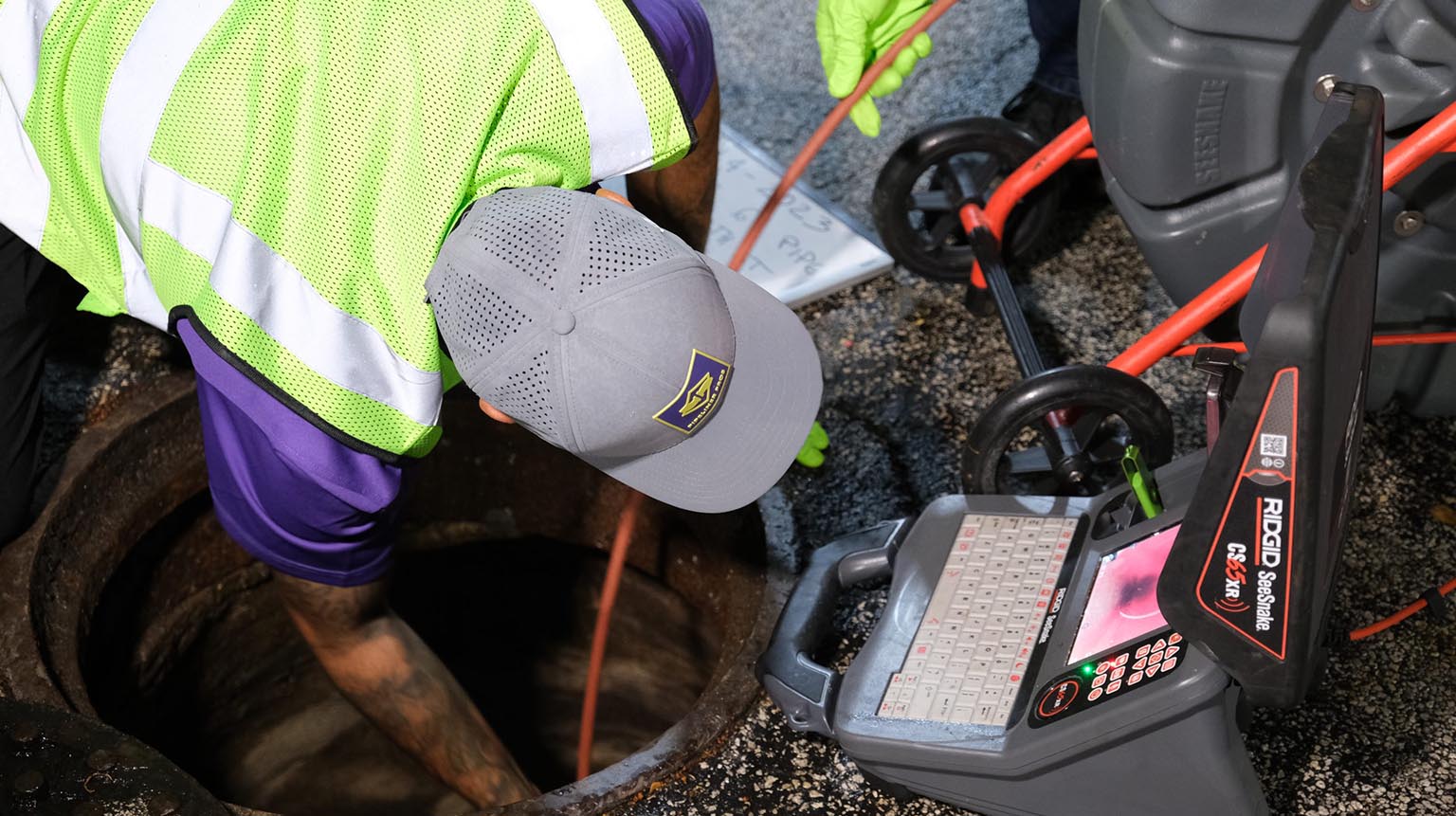 sewer pipe inspection