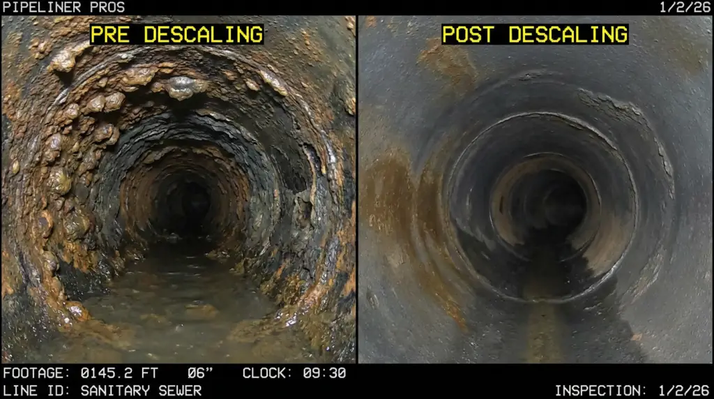 descale drains
